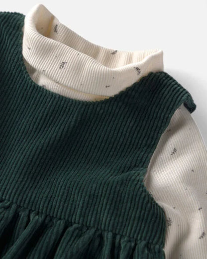 Vestido Corduroy con body
