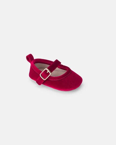 Mary Jane Velvety Flats