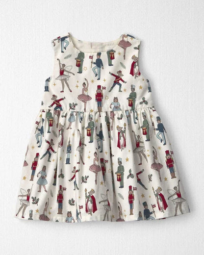 Vestido de algodón cascanueces