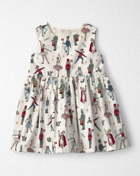 Vestido de algodón cascanueces