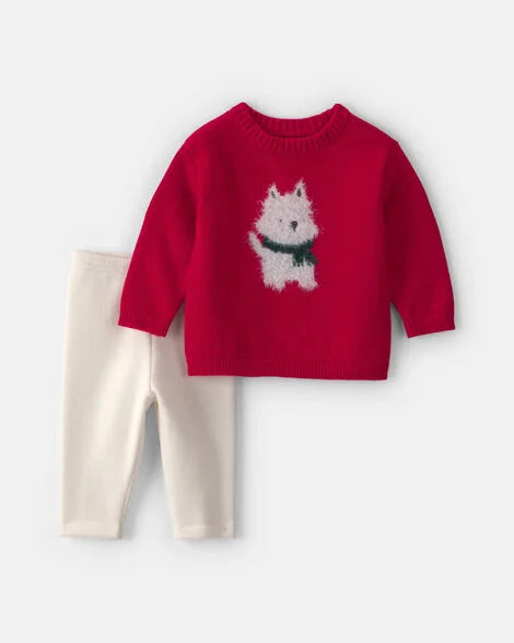 Conjunto Perrito Navideño