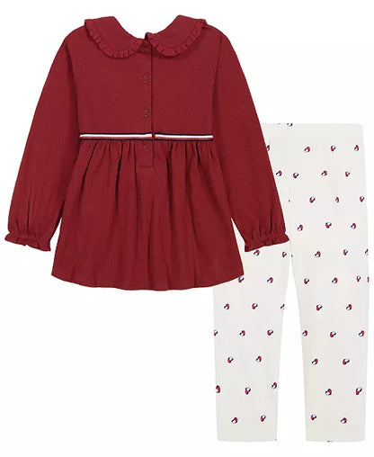Set blusa y leggins corazoncito
