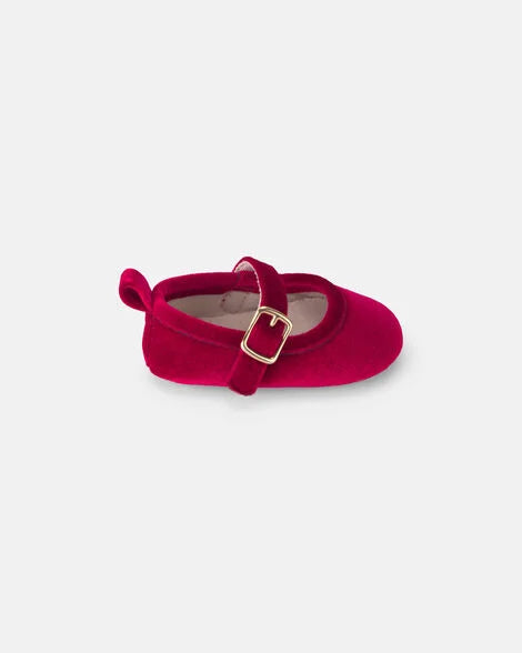 Mary Jane Velvety Flats