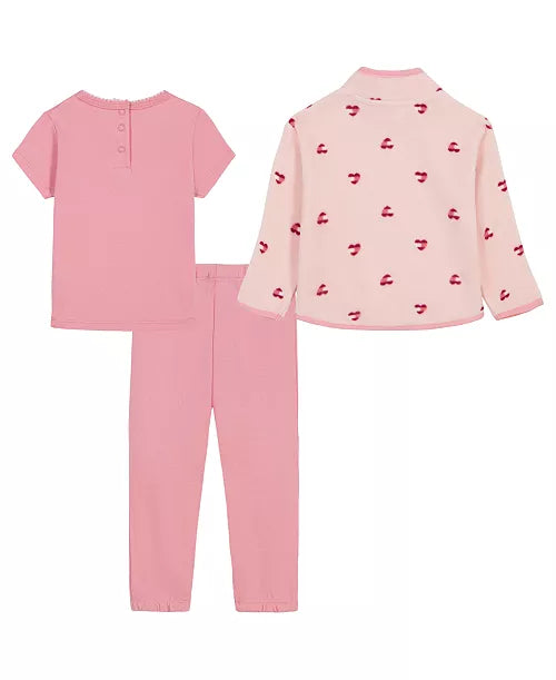 Conjunto con abrigo Tommy Rosa